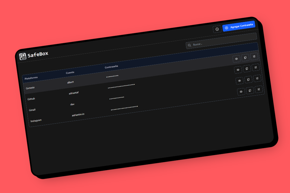 Imagen de la app web del clon de spotify